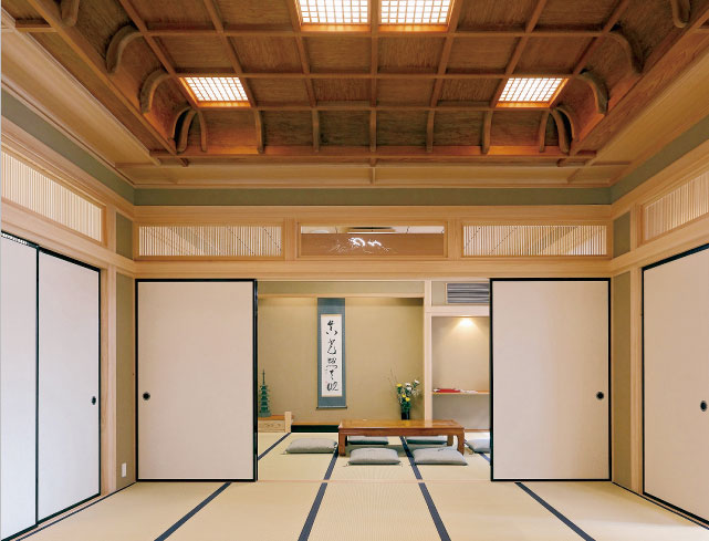 「寺院和風」は、「特別な時間」を感じさせるデザインです菅野企画設計は、「特別な時間」がデザインできる設計事務所です。